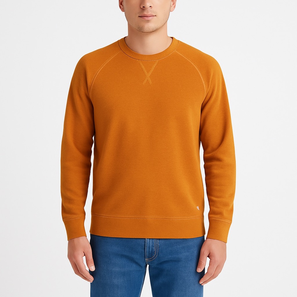 Johnnie-O Men’s Taber Burnt Orange Crewneck Sweatshirt Size‎ M